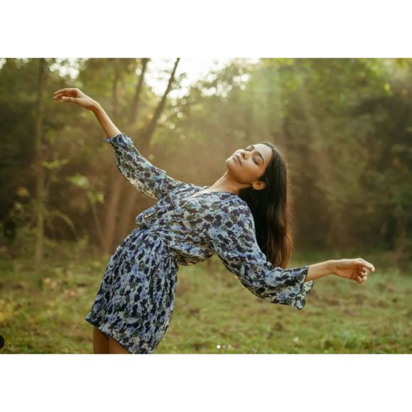 ZARA PRINTED PLEATED ROMPER JUMPSUIT SIZES S AND L - Picture 5 of 12